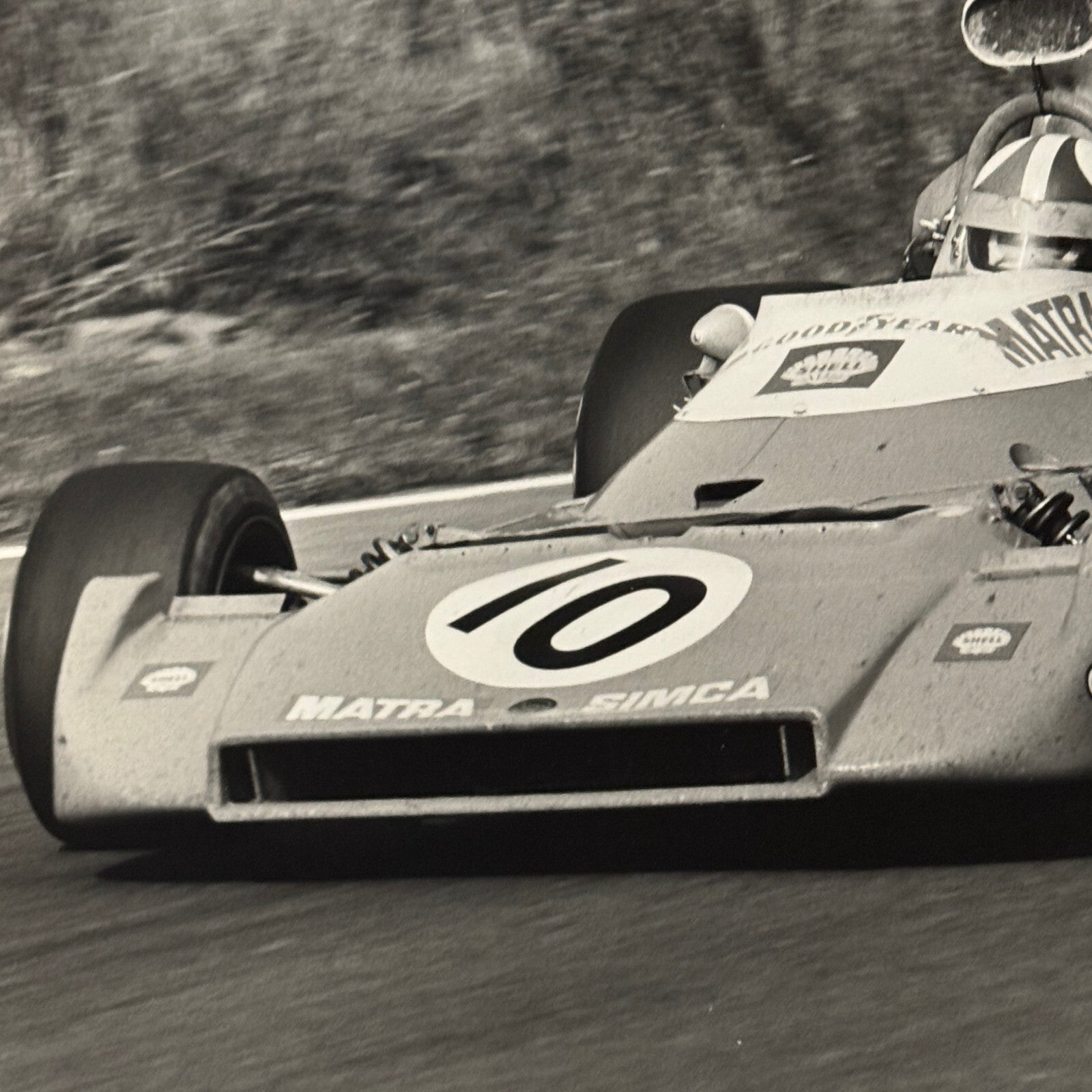 Matra Simca Racing Car Press Photo Photograph Print Vintage DPPI