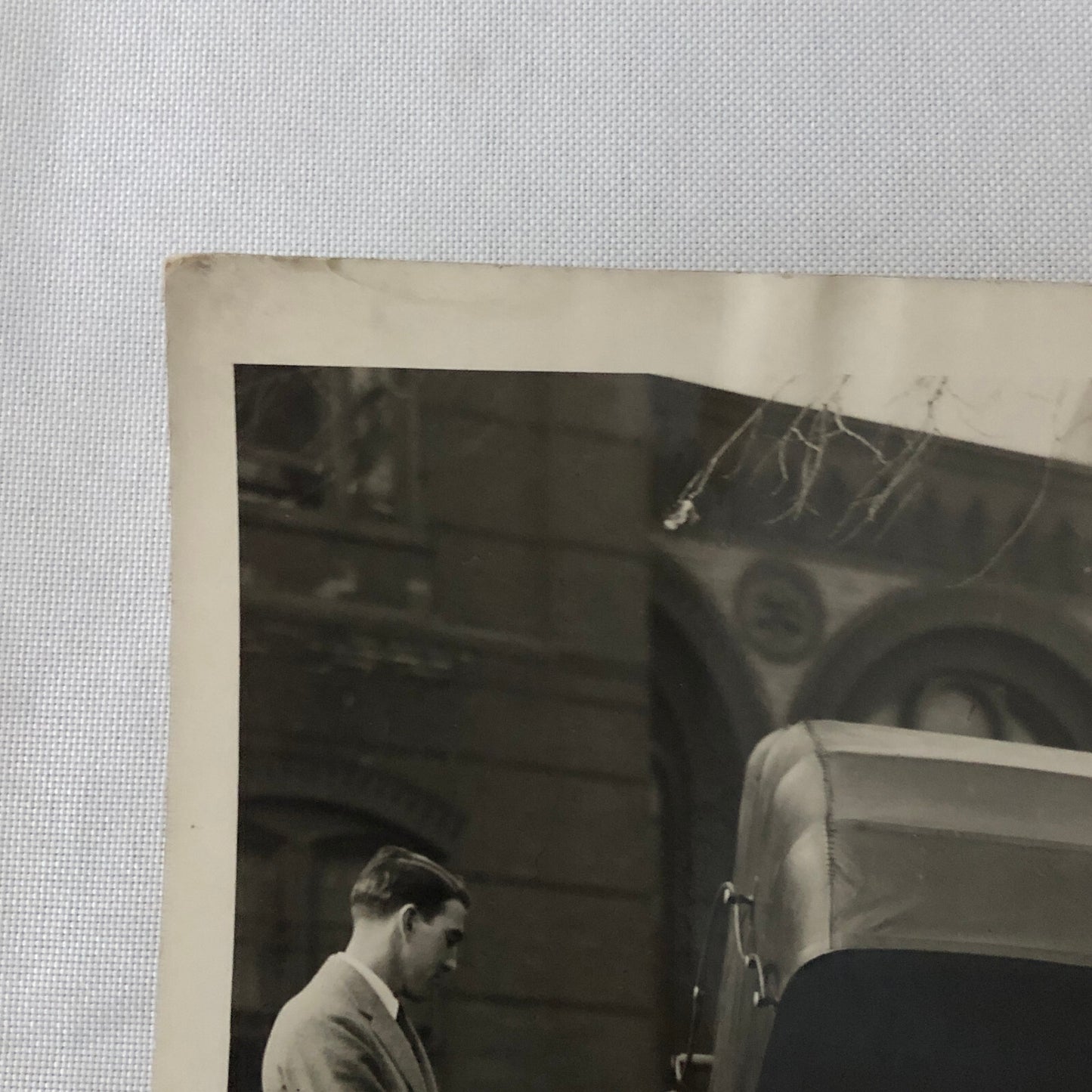 Press Photo Photograph Horse Carriage with Modern Car at Smithsonian Museum 1931