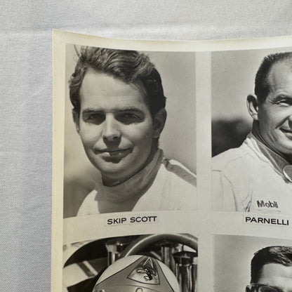 Vintage Racing Driver Photo Skip Scott Don Wester Parnelli Jones Bud Tinglestad