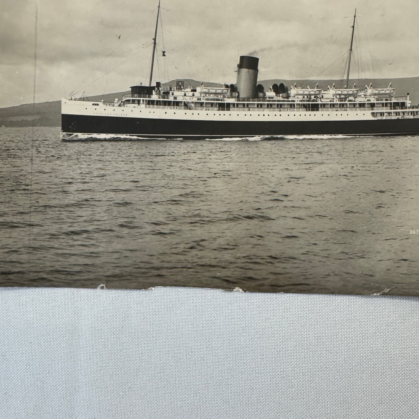 Vintage Ship Boat Photo Photograph Canadian Pacific Steamship SS Princess Helene