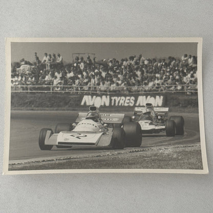 Vintage Racing Photo 1971 British Grand Prix Race Chris Amon