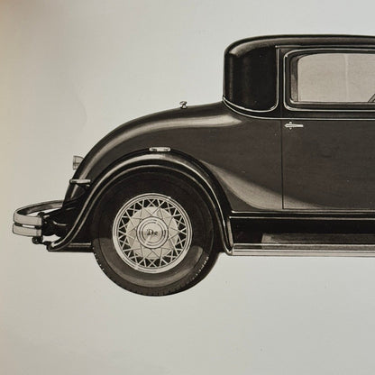 1930 DeSoto Coupe Car Automobile Photo Photograph Print Vintage