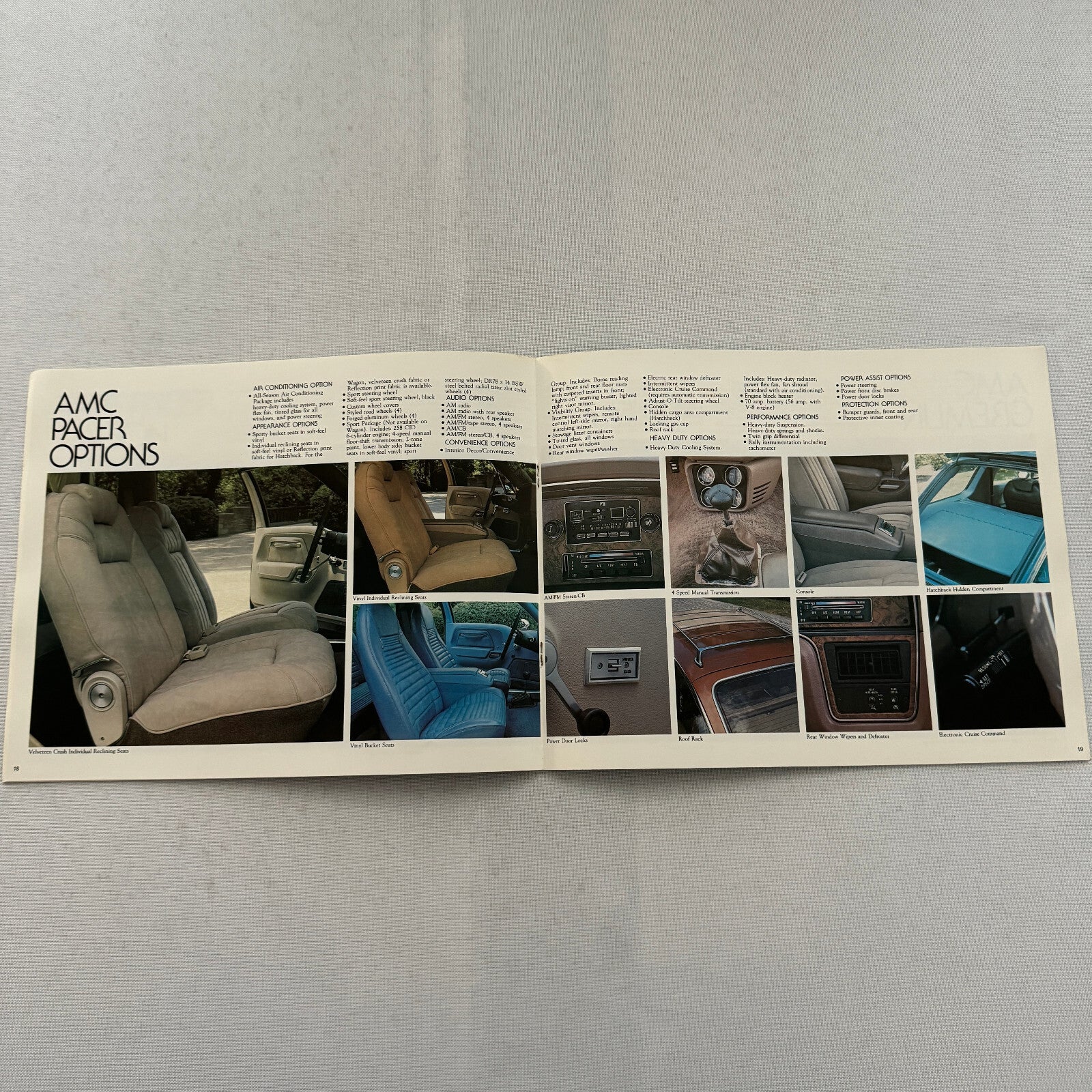 1978 AMC Car Sales Brochure Catalog AMC Concord Pacer Gremlin AMX Matador
