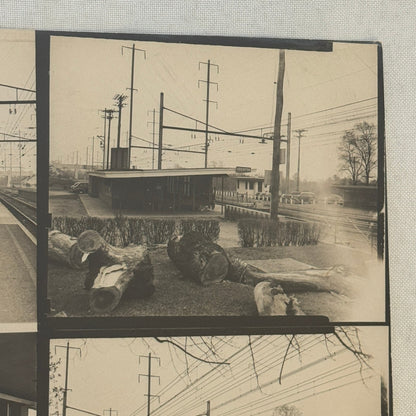 Vintage Pennsylvania Railroad Photo Contact Sheet Photograph Al Paul Lefton PRR