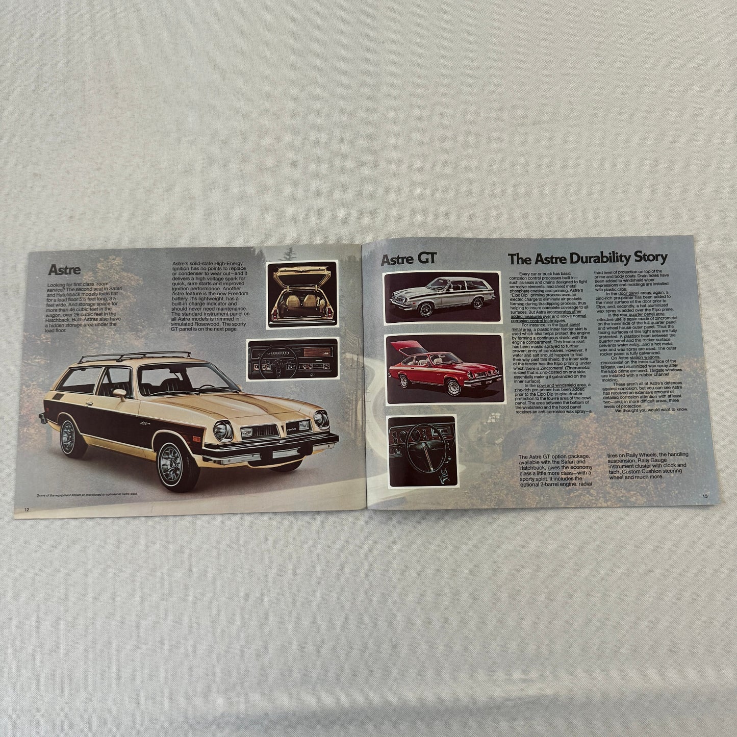 1976 Pontiac Sales Brochure Catalog Sunbird Ventura Astre Vintage Advertising