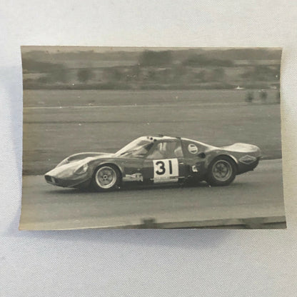 Vintage Racing Photo Photograph Print - Thruxton 1970 Chevron B8B Repco Car 