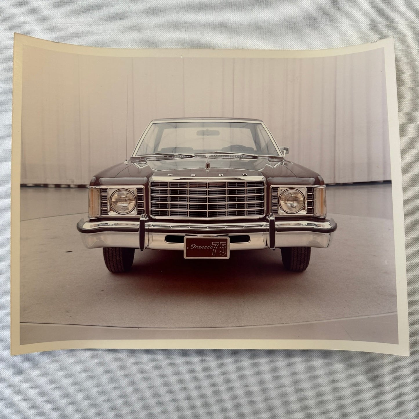 1975 Ford Granada Sedan Car Photo Photograph Print Vintage