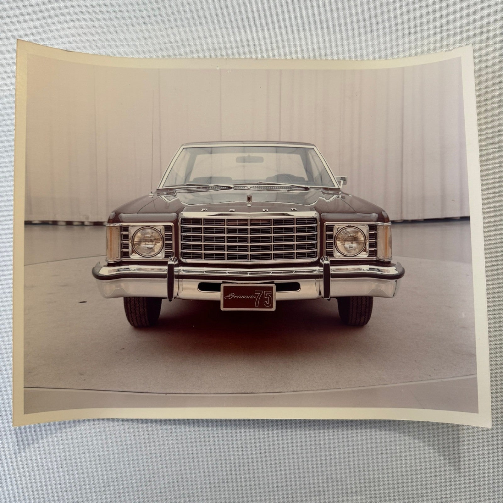 1975 Ford Granada Sedan Car Photo Photograph Print Vintage