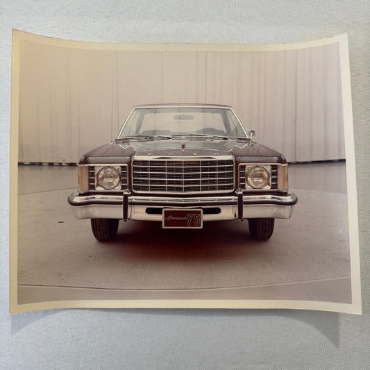1975 Ford Granada Sedan Car Photo Photograph Print Vintage