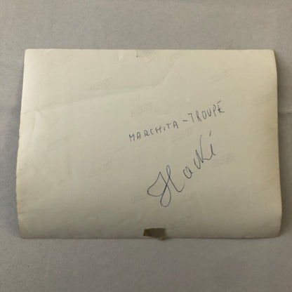 Circus Performer Balancing Act Unicycle Photo Photograph Vintage Marchita Troupe