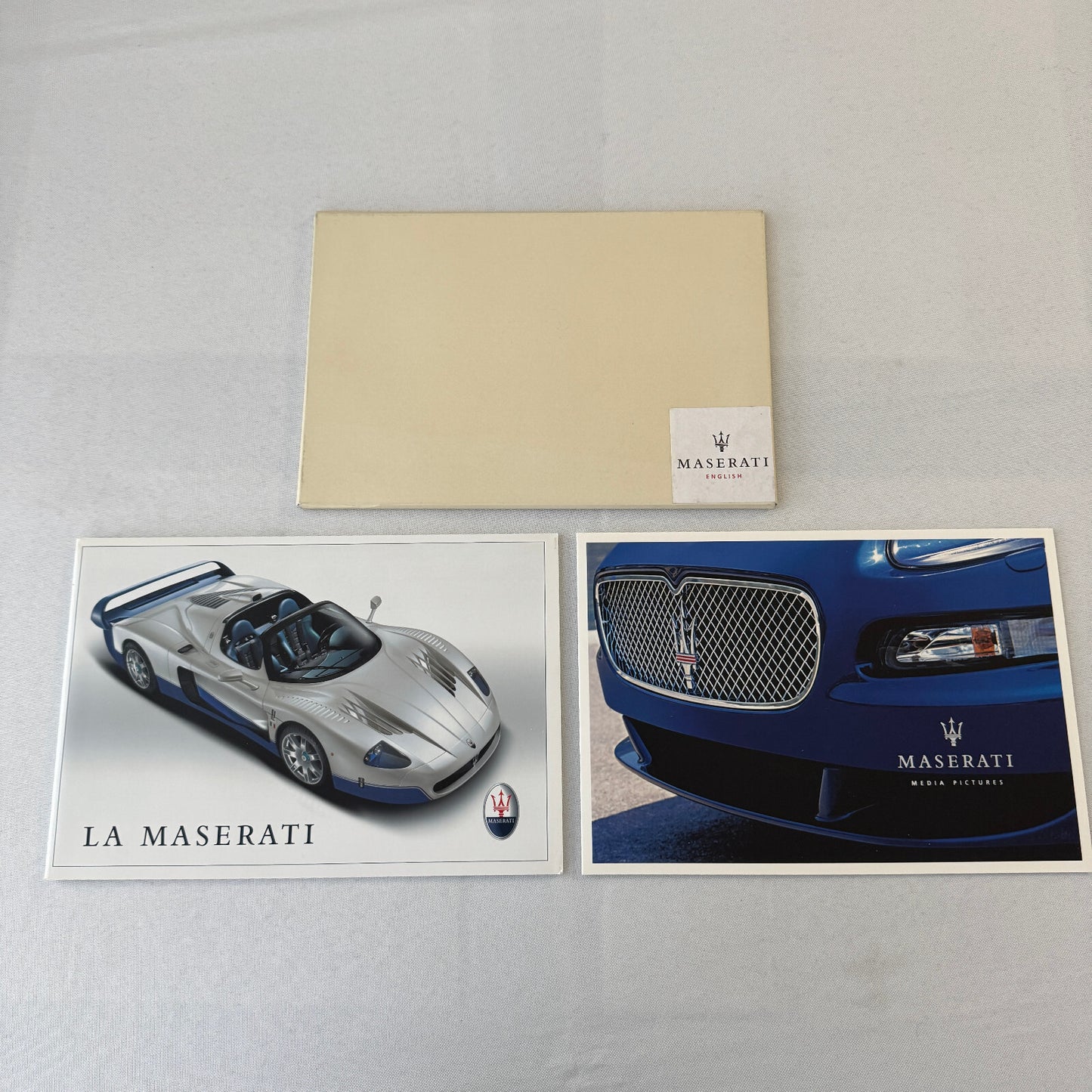 2014 Maserati Press Kit Brochure CD Quattroporte Coupe GT Spyder MC12 +