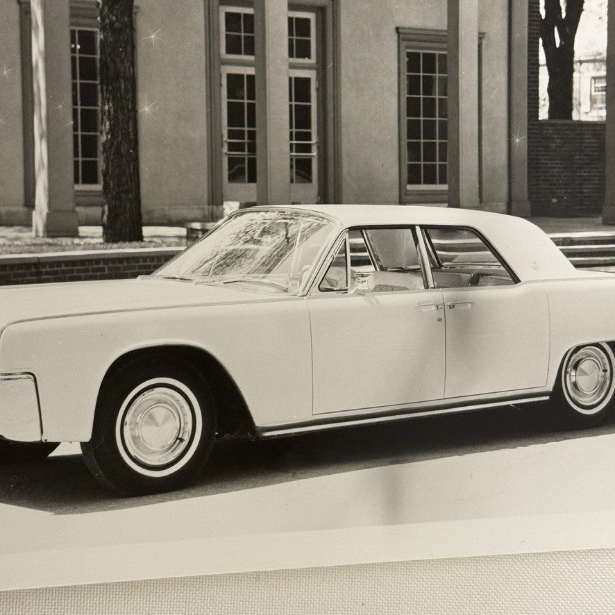 1962 Lincoln Sedan Car Photo Photograph Print