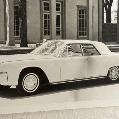 1962 Lincoln Sedan Car Photo Photograph Print