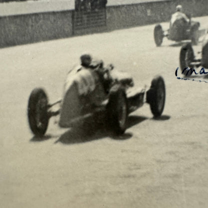 Vintage Racing Car Postcard Real Photo Postcard RPPC Post Card