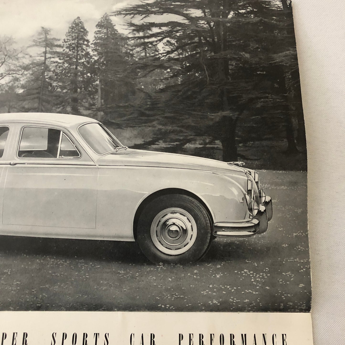 Vintage Jaguar 3.4 Litre Car Automobile Sales Brochure Catalog Folder