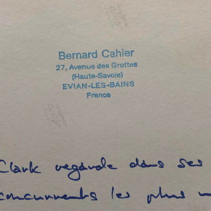 Vintage Grand Prix Car Racing Photo Photograph - Graham Hill Jim Clark + Cahier 