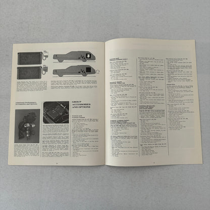 1973 Pontiac ACCESSORIES Sales Brochure Catalog Firebird Ventura GTO Catalina +