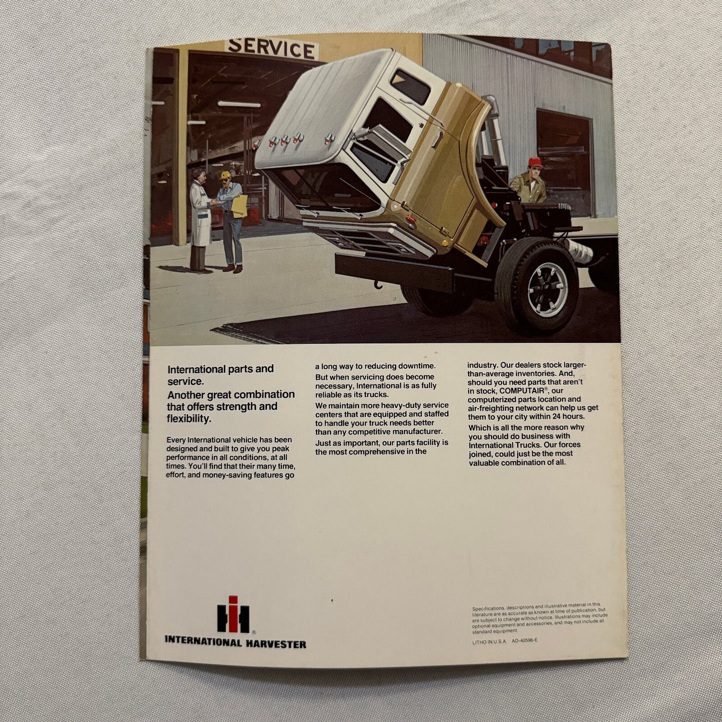 International COF 5370 Garbage Truck Refuse Truck Sales Brochure Catalog