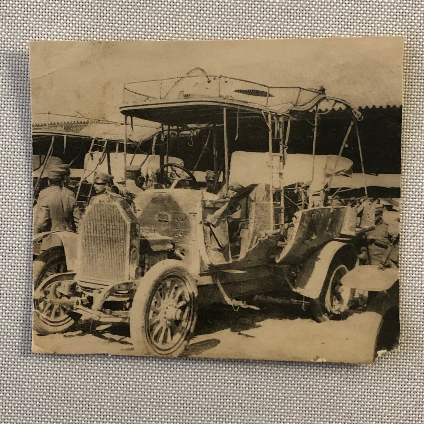 Antique Car Truck Bus Photo Photograph Vintage Italian ? 