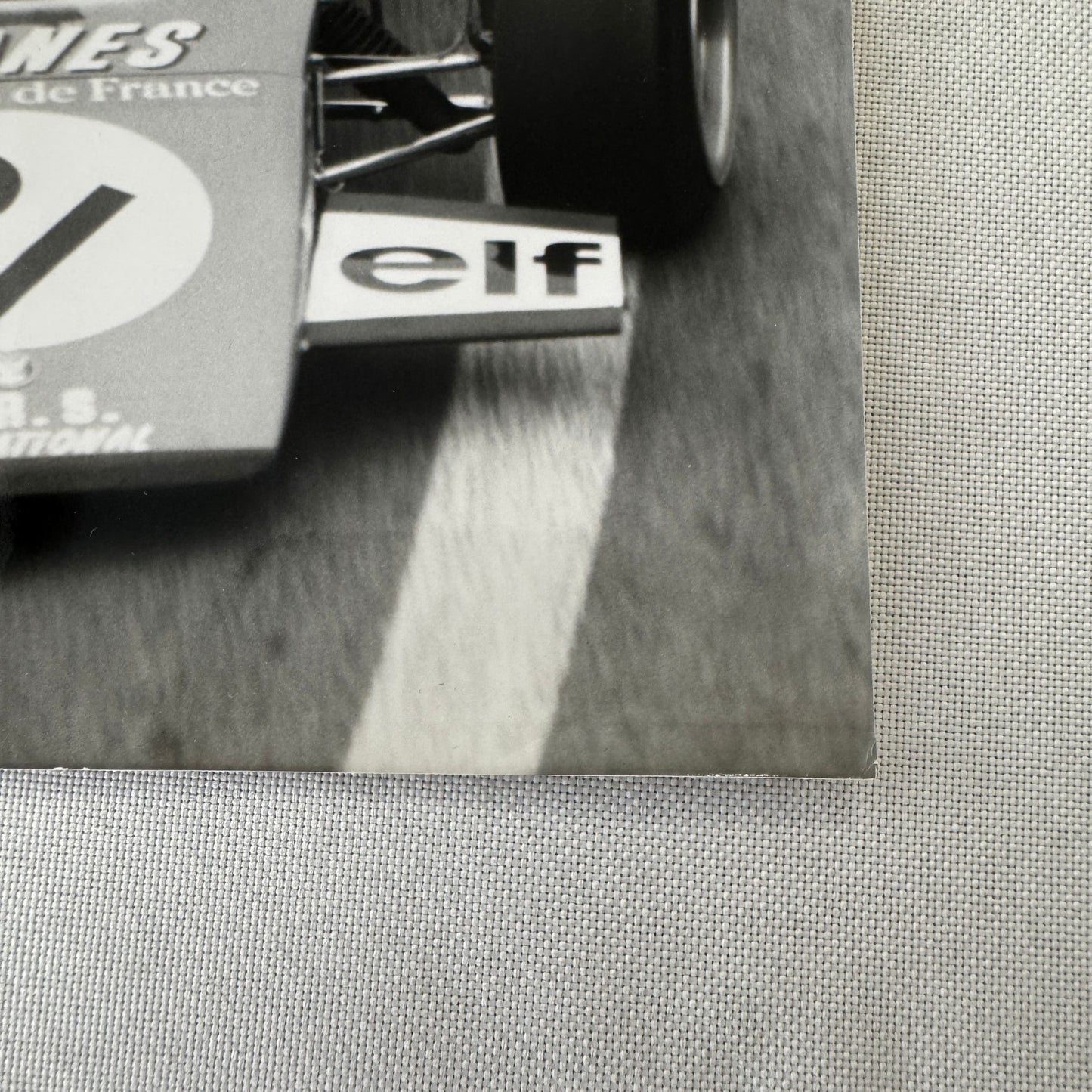1976 Jacques Laffite Ligier JS5 Gitanes F1 Racing Car DPPI Press Photo Vintage