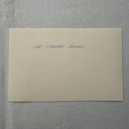 1988 Chevrolet CamaroFactory Press Photo Photograph Vintage