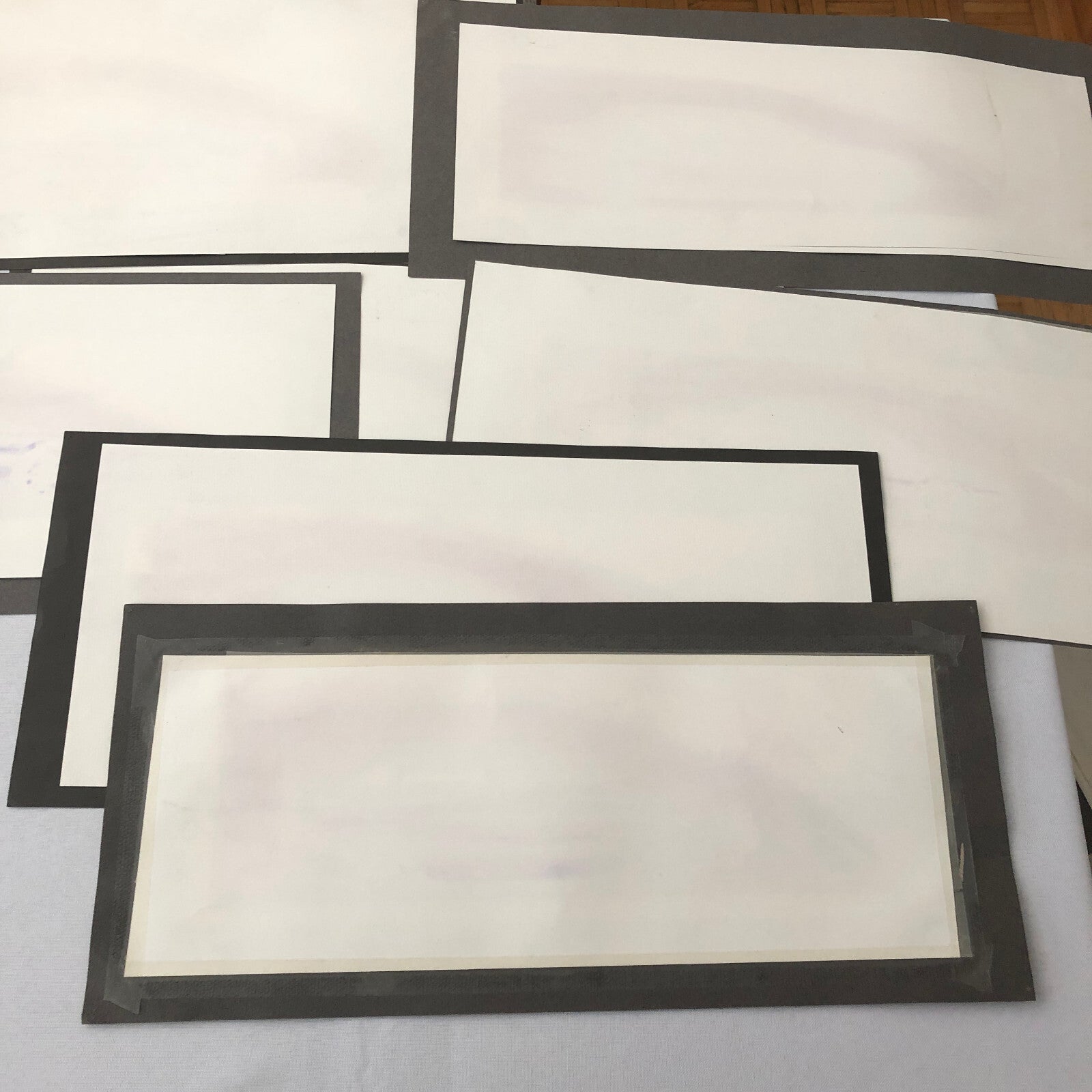 Volkswagen VW Concept Car Illustration Design Drawing Sketch Lot of 7 Passat ?