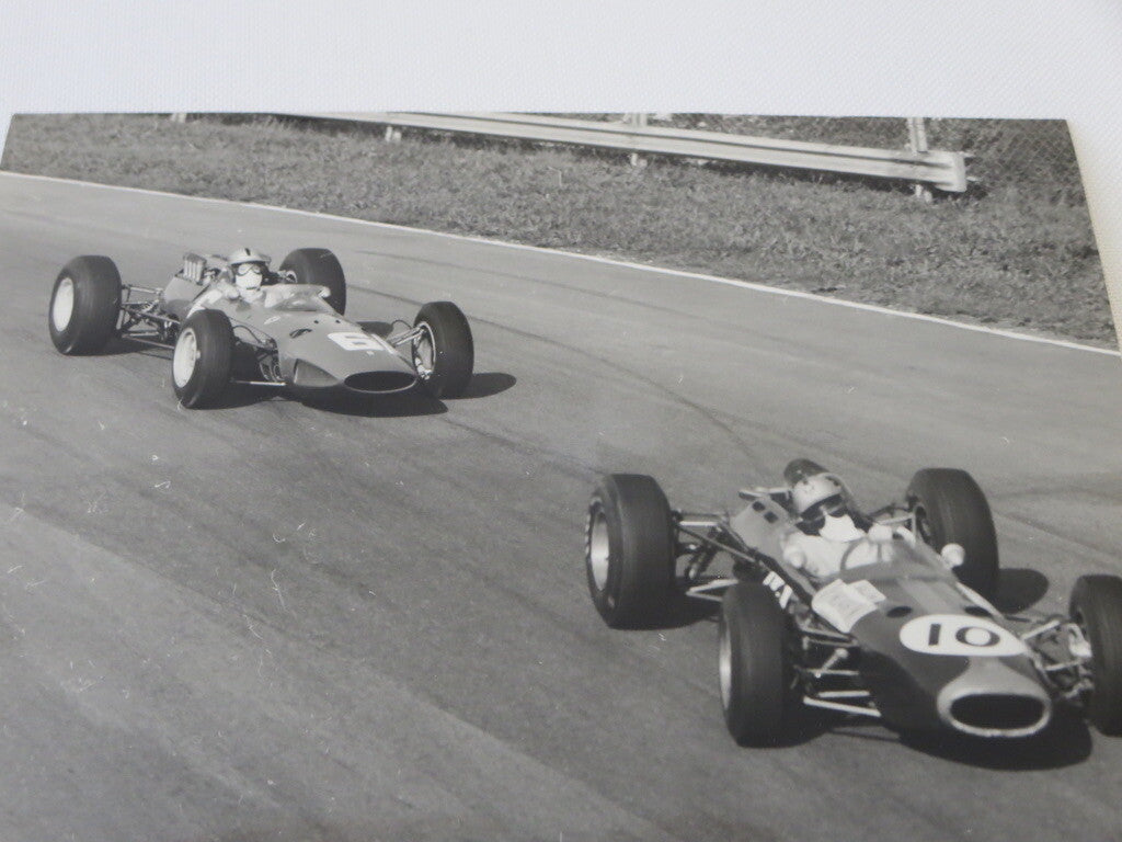 Vintage 1965 Italian Grand Prix Racing Photo Photograph - Vaccarella Baghetti