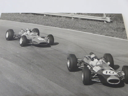 Vintage 1965 Italian Grand Prix Racing Photo Photograph - Vaccarella Baghetti
