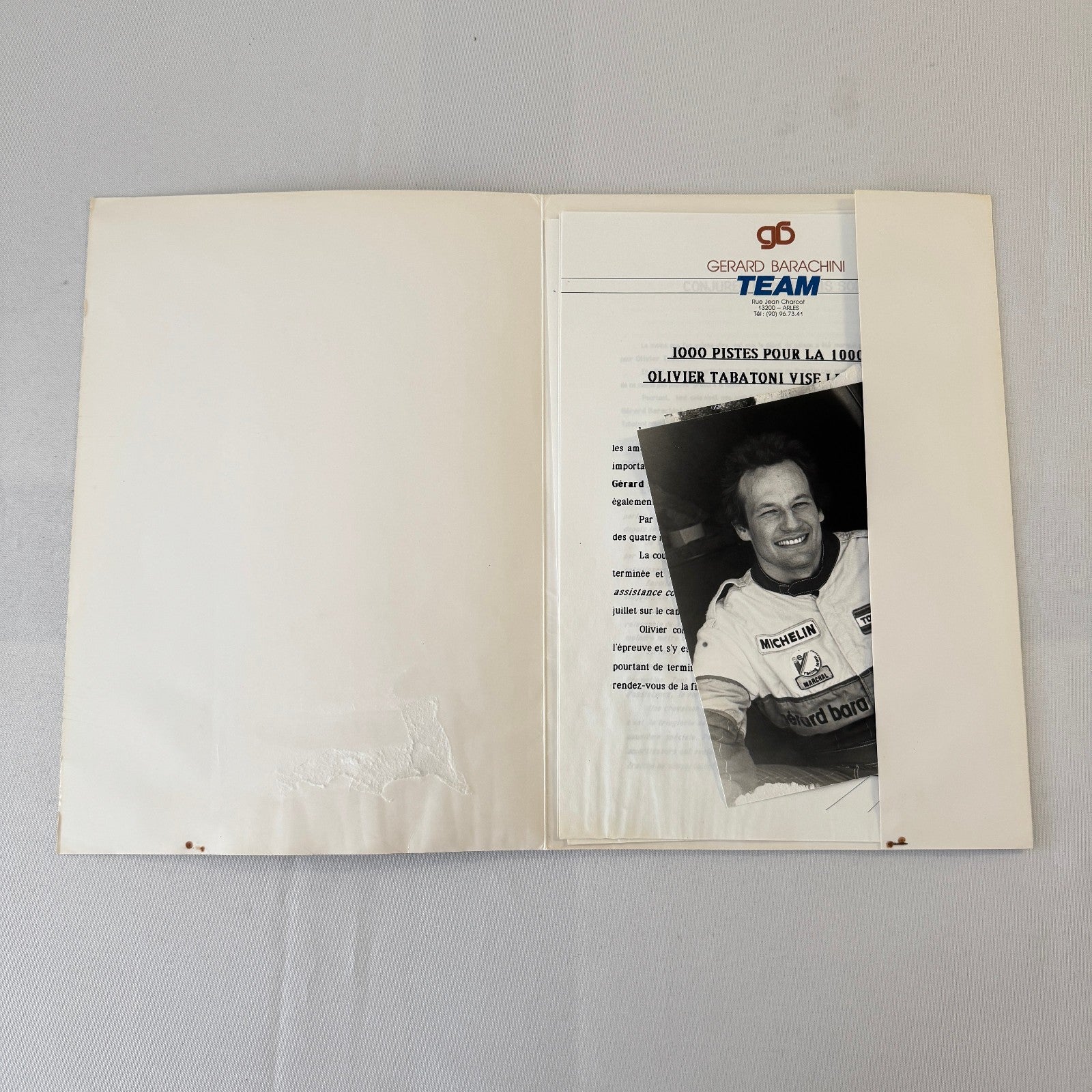 Gerard Barachini Racing Team Rally Rallye Press Kit Photos FRENCH