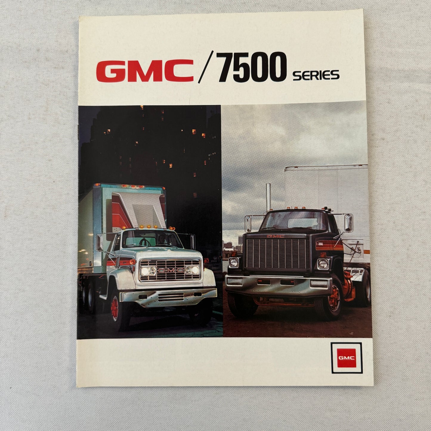 GMC 7500 Series Truck Sales Brochure Catalog Advertising