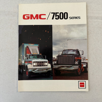GMC 7500 Series Truck Sales Brochure Catalog Advertising