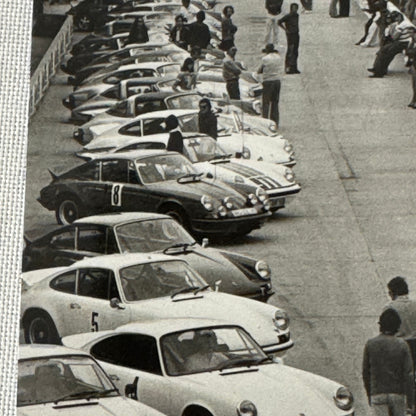 Vintage Porsche Racing Car Photo Photograph Porsche 911 Club Event 1974