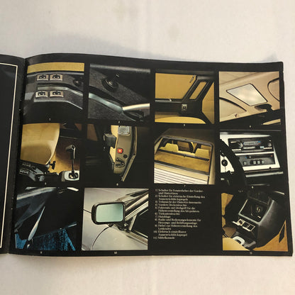 Lancia Gamma Berlina Car Sales Brochure Catalog GERMAN TEXT