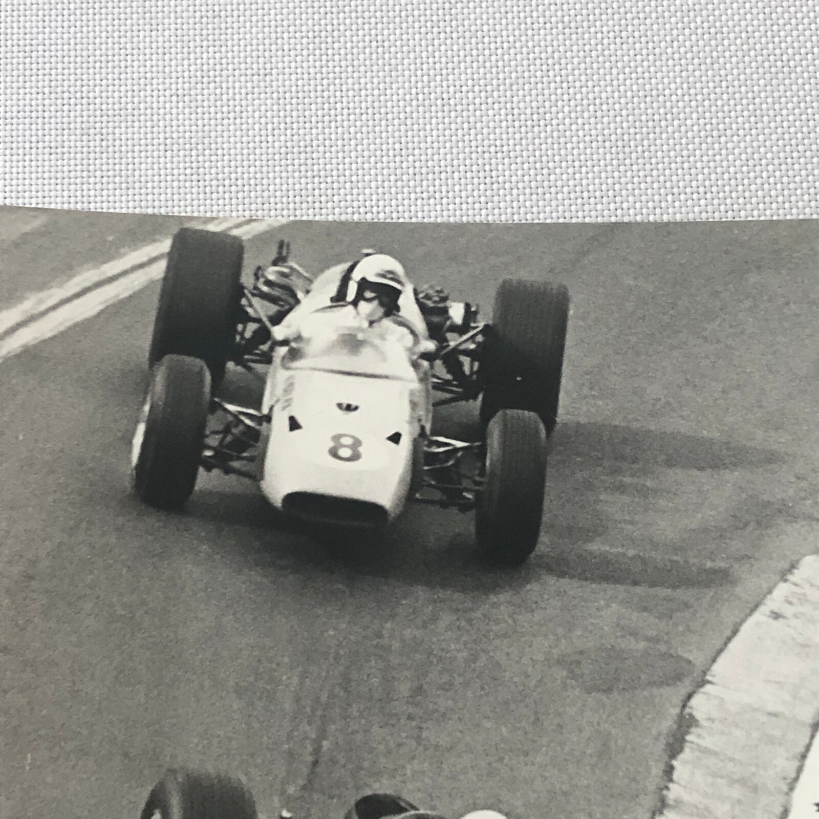 Vintage Racing Photo Photograph Chris Irwin BRM Frank Gardner 1967 Tasmania