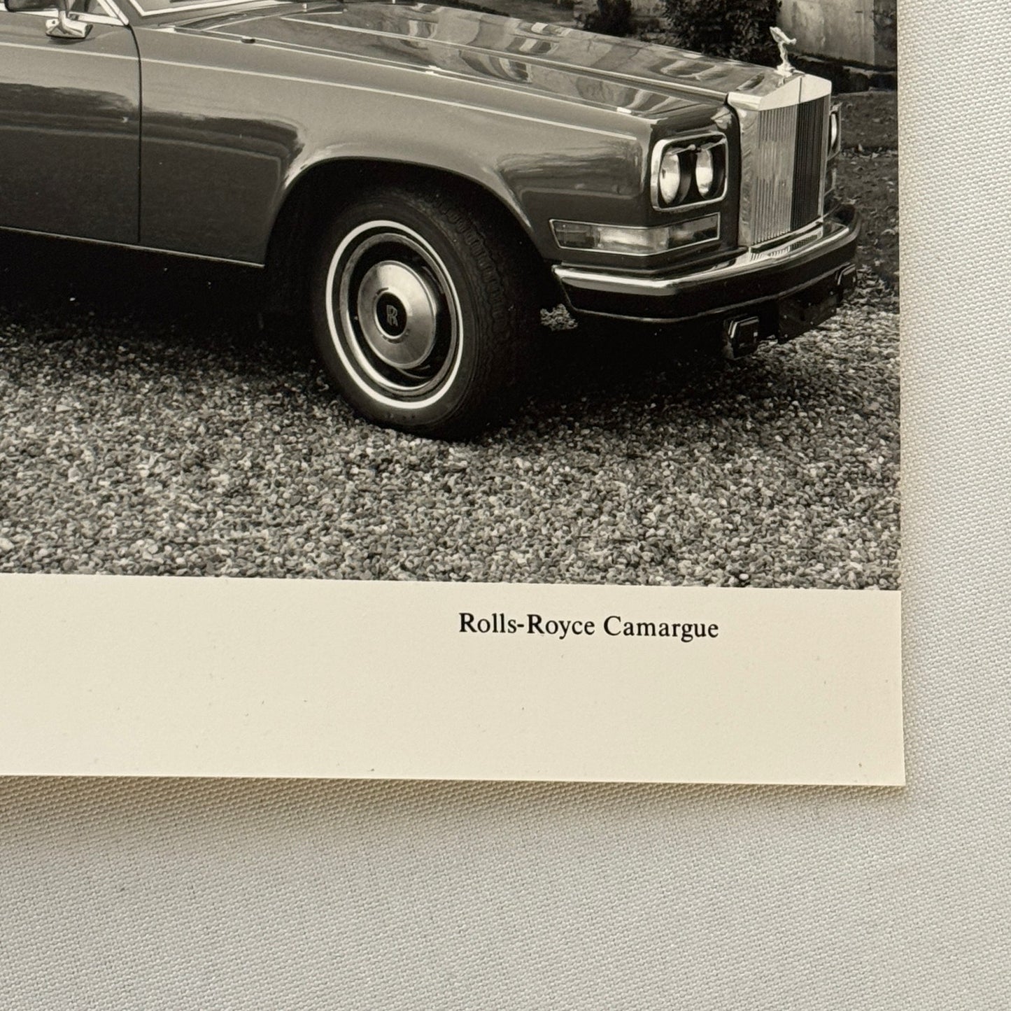 Vintage Rolls Royce Camargue Car Factory Press Photo Photograph Print