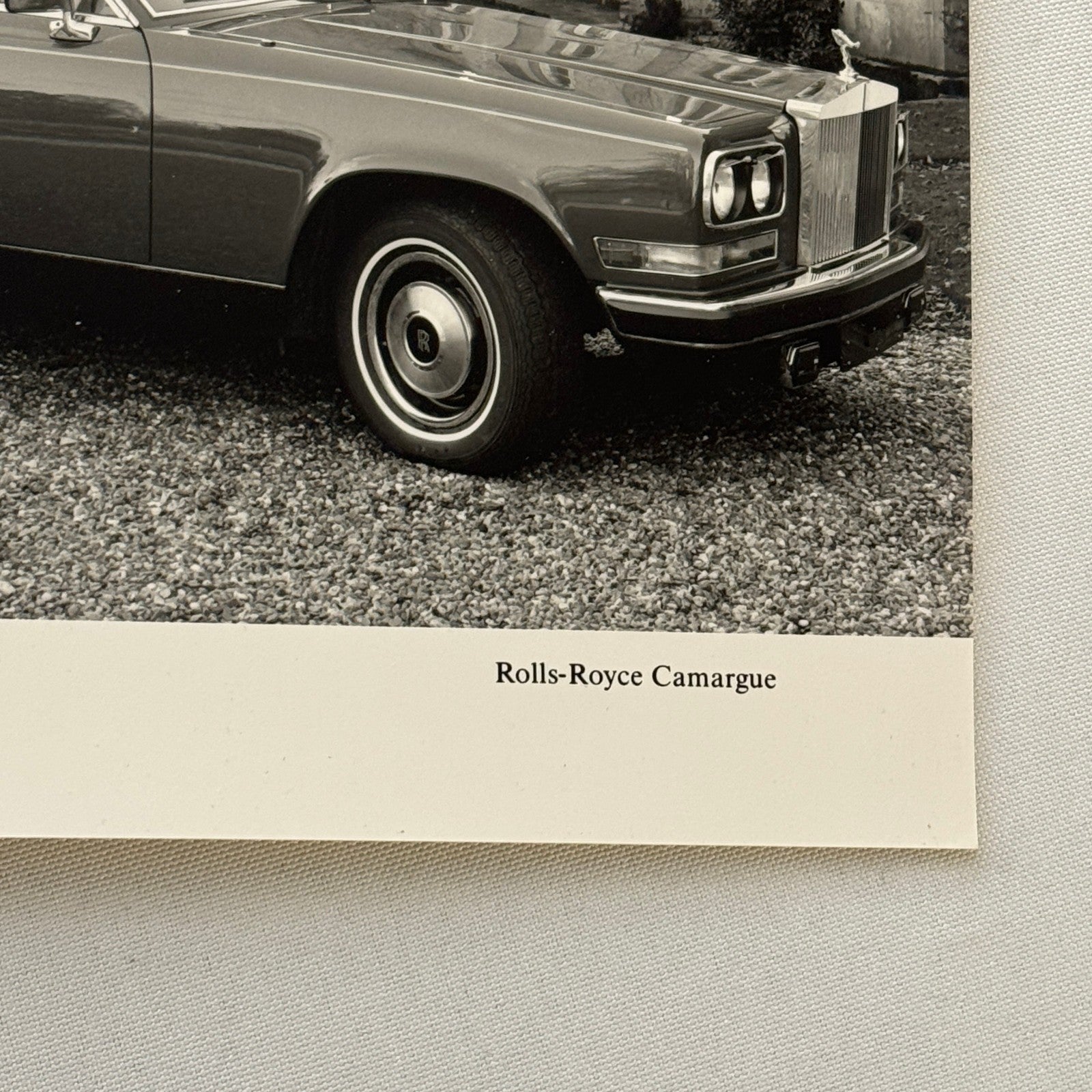 Vintage Rolls Royce Camargue Car Factory Press Photo Photograph Print