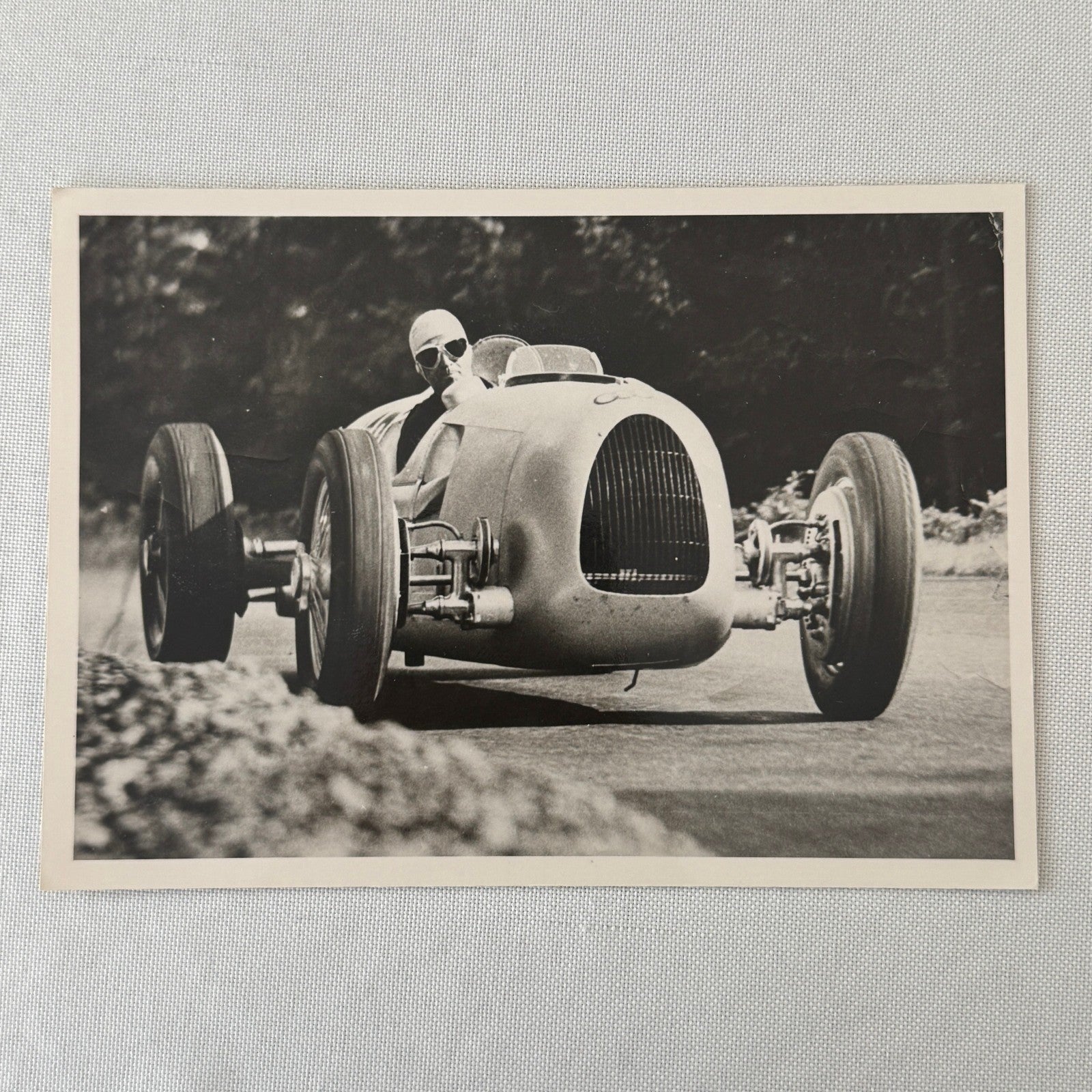 Bernd Rosemeyer Auto Union Porsche Type 22 Racing Car Photo Photograph Werkfoto