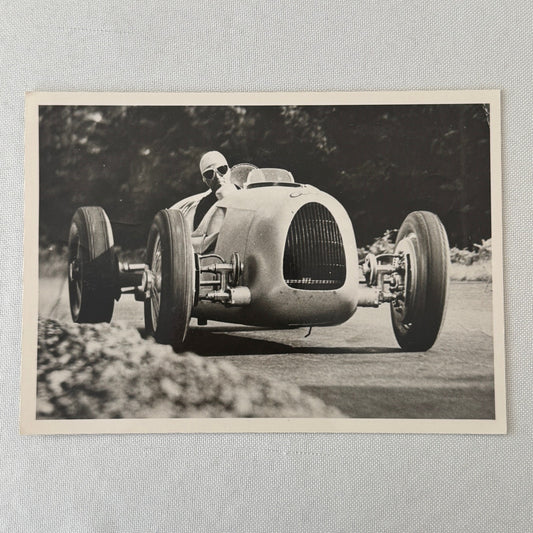 Bernd Rosemeyer Auto Union Porsche Type 22 Racing Car Photo Photograph Werkfoto