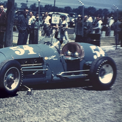 Vintage Racing Photo Photograph Unidentified Car MODERN PRINT