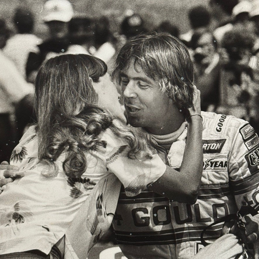 Racing Driver Photo Photograph Rick Mears Motorsport Vintage