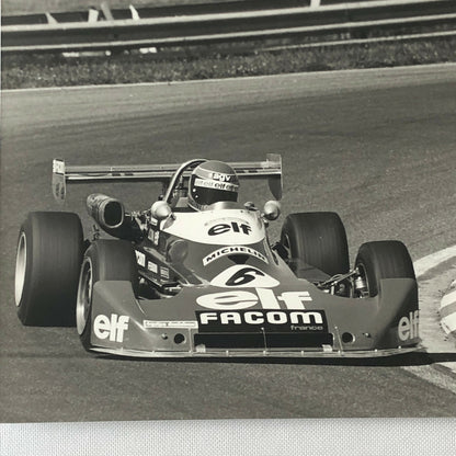 Vintage 1976 Formula 2 F2 Nogaro Grand Prix Racing Photo Photograph ELF Renault