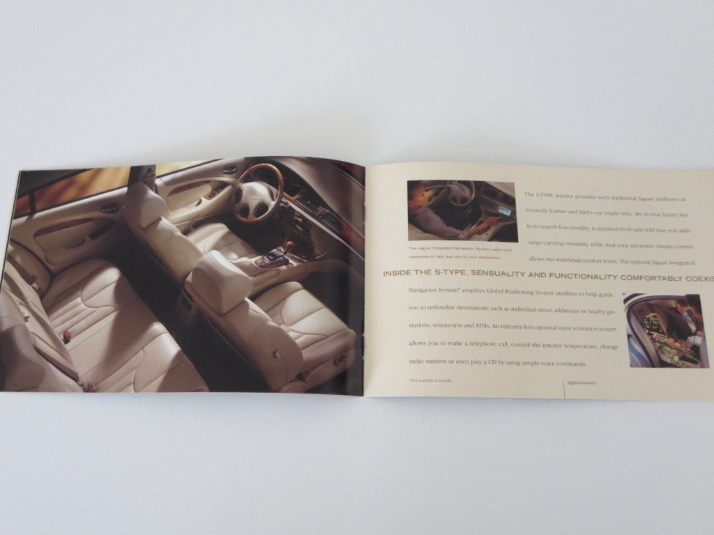 Jaguar S Type Sales Brochure Catalog S-Type S Type 
