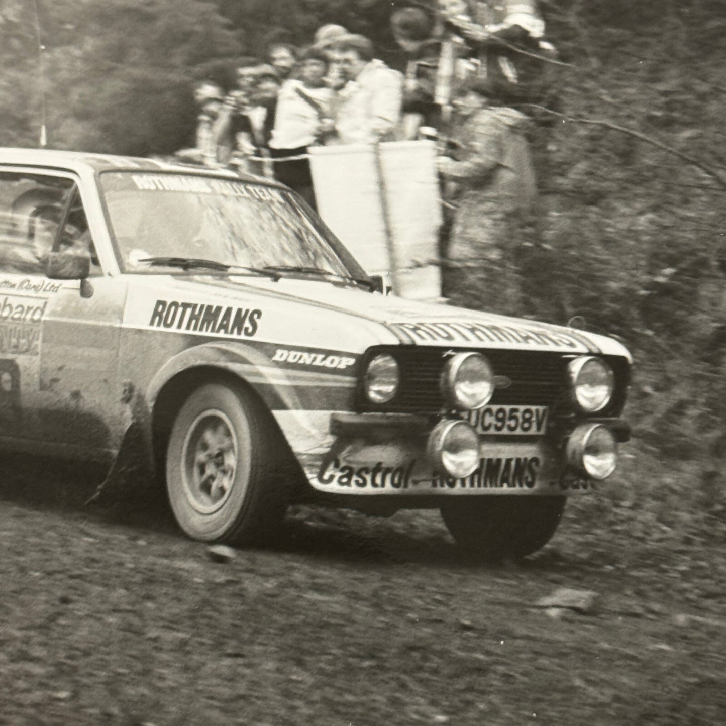 1980 RAC Rally Rallye Car Racing Photo Photograph Vintage Car