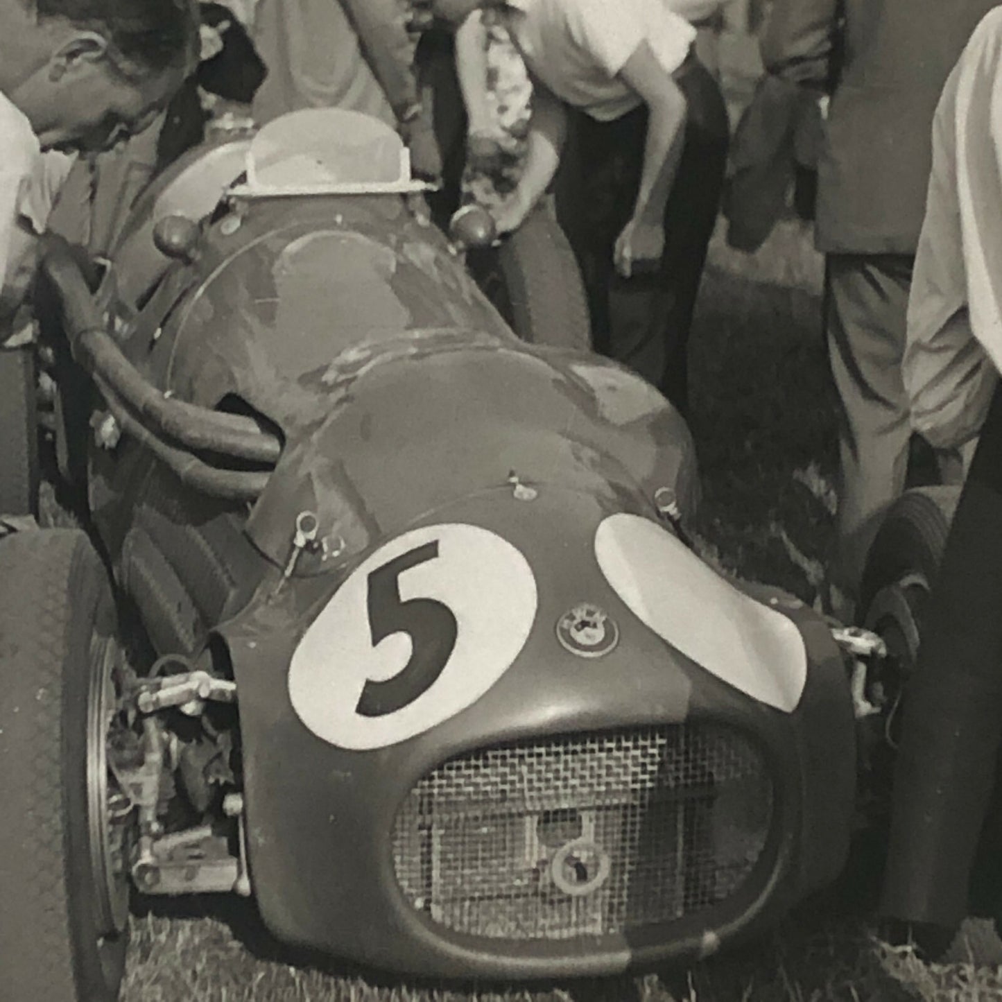 Vintage Racing Car Photo Photograph 