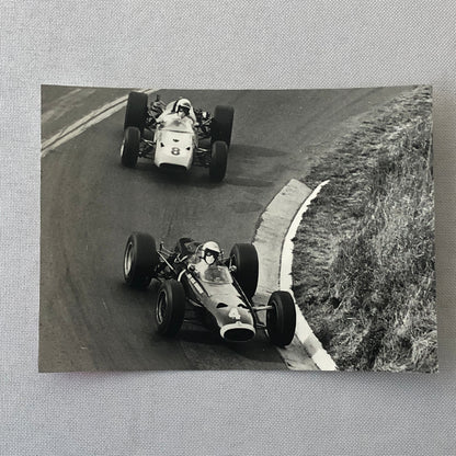 Vintage Racing Photo Photograph Chris Irwin BRM Frank Gardner 1967 Tasmania
