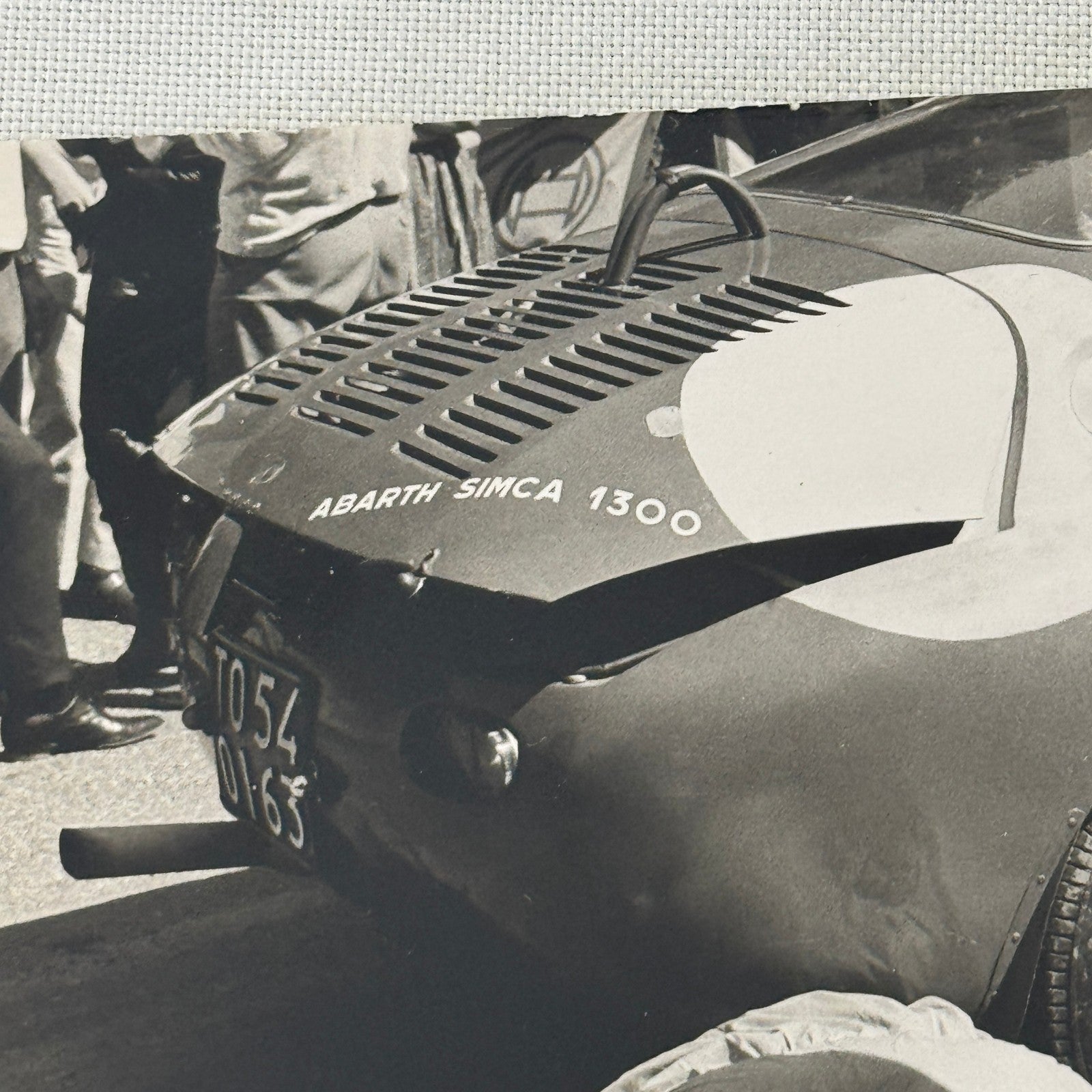 Abarth Simca 1300 Racing Car Photo Photograph Vintage Print