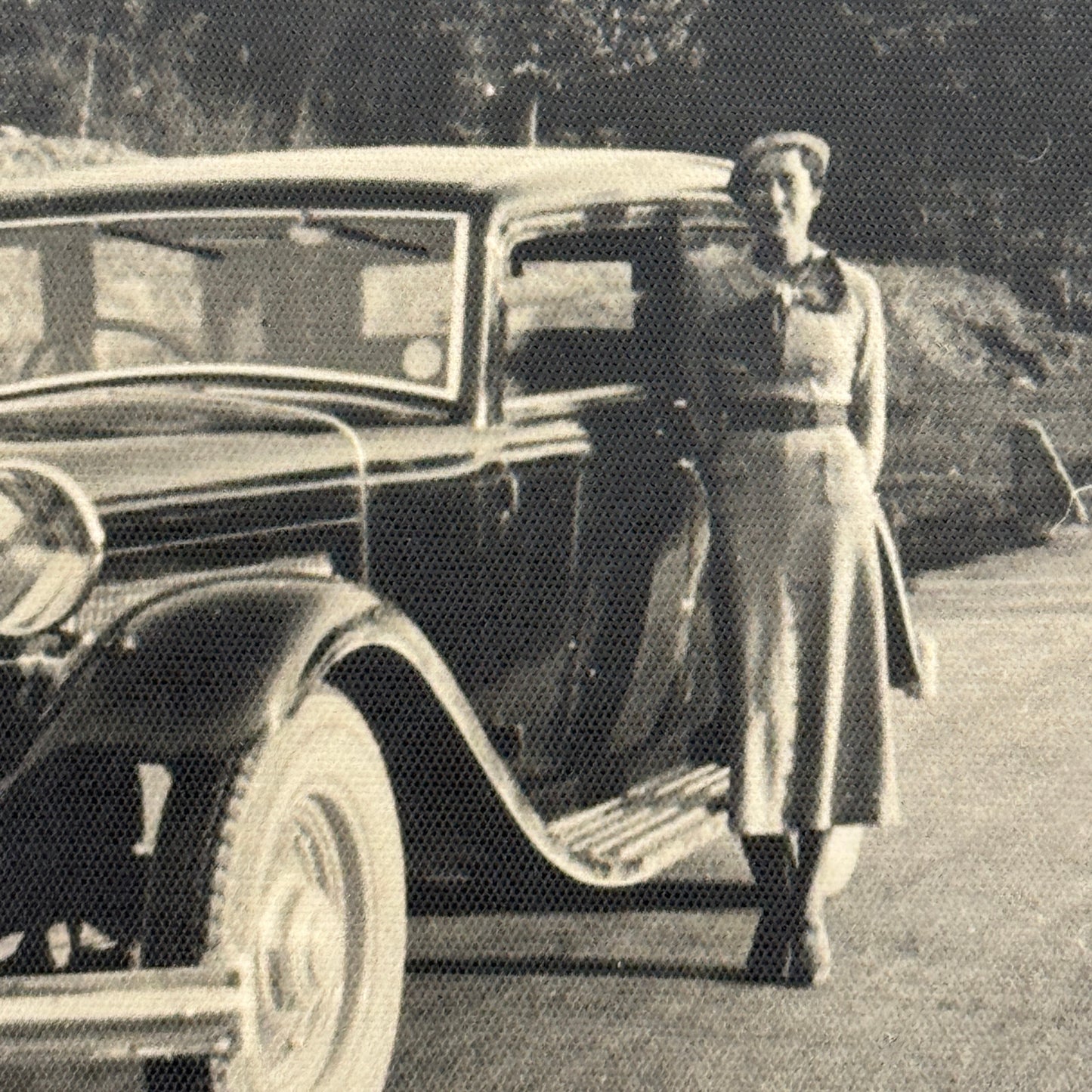 Antique Car Automobile Woman Real Photo Postcard RPPC Photograph