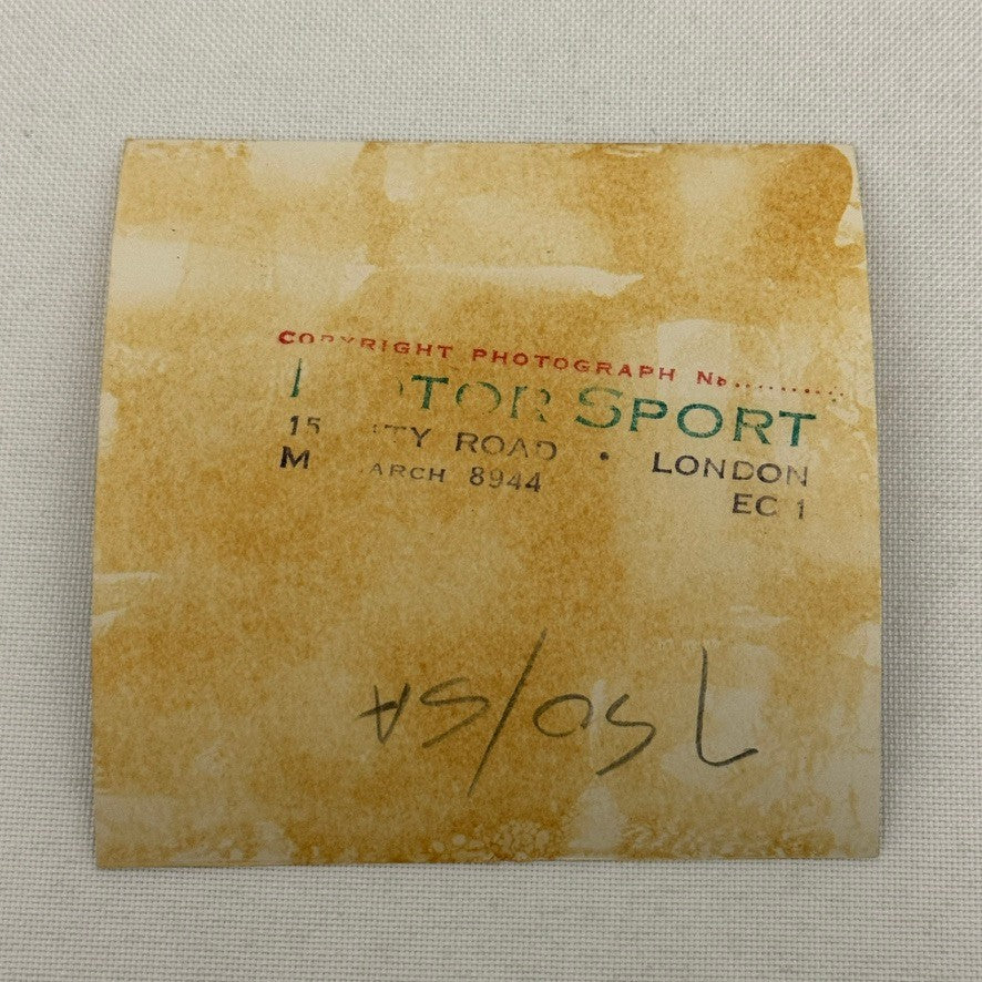 Vintage Racing Photo Wreck Crash Accident Motorsport Photograph