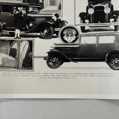 1929 Oldsmobile Car Photo Photograph Vintage Image Modern Print