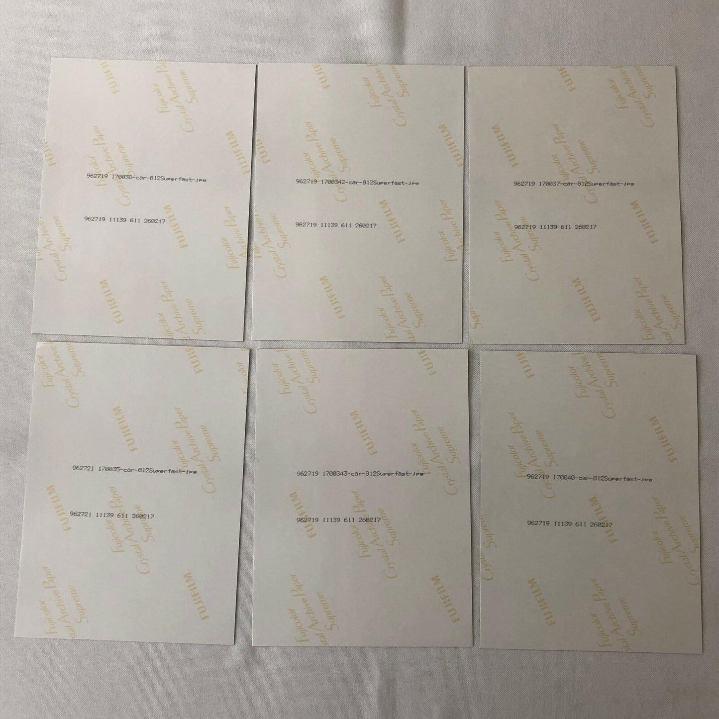 Ferrari 812 Superfast Car Factory Photo Lot of 6 